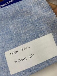 LINEN FEEL SHIRTING FABRIC