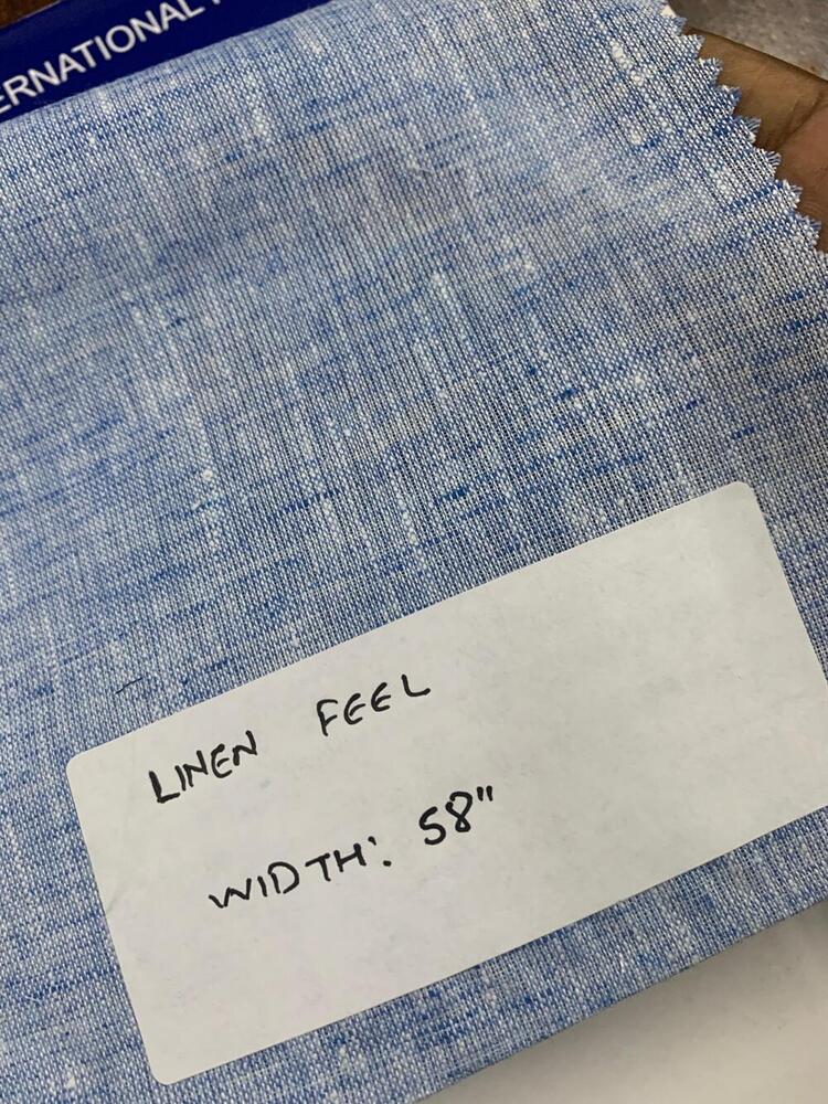 LINEN FEEL SHIRTING FABRIC