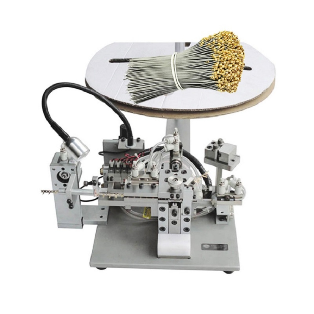 Coaxial Cable Ipex Terminal Auto Crimping Machine - Color: White Grey