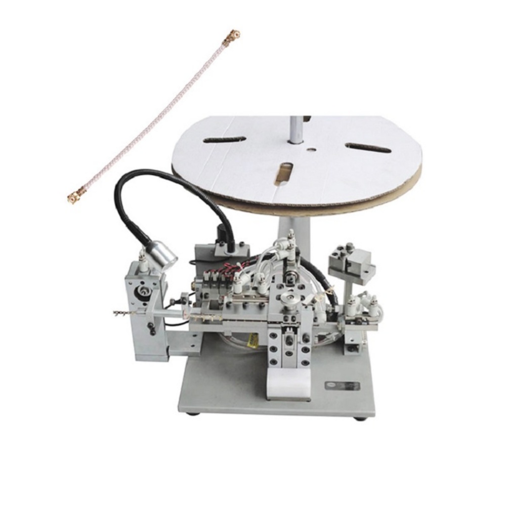 Coaxial cable Ipex terminal auto crimping machine