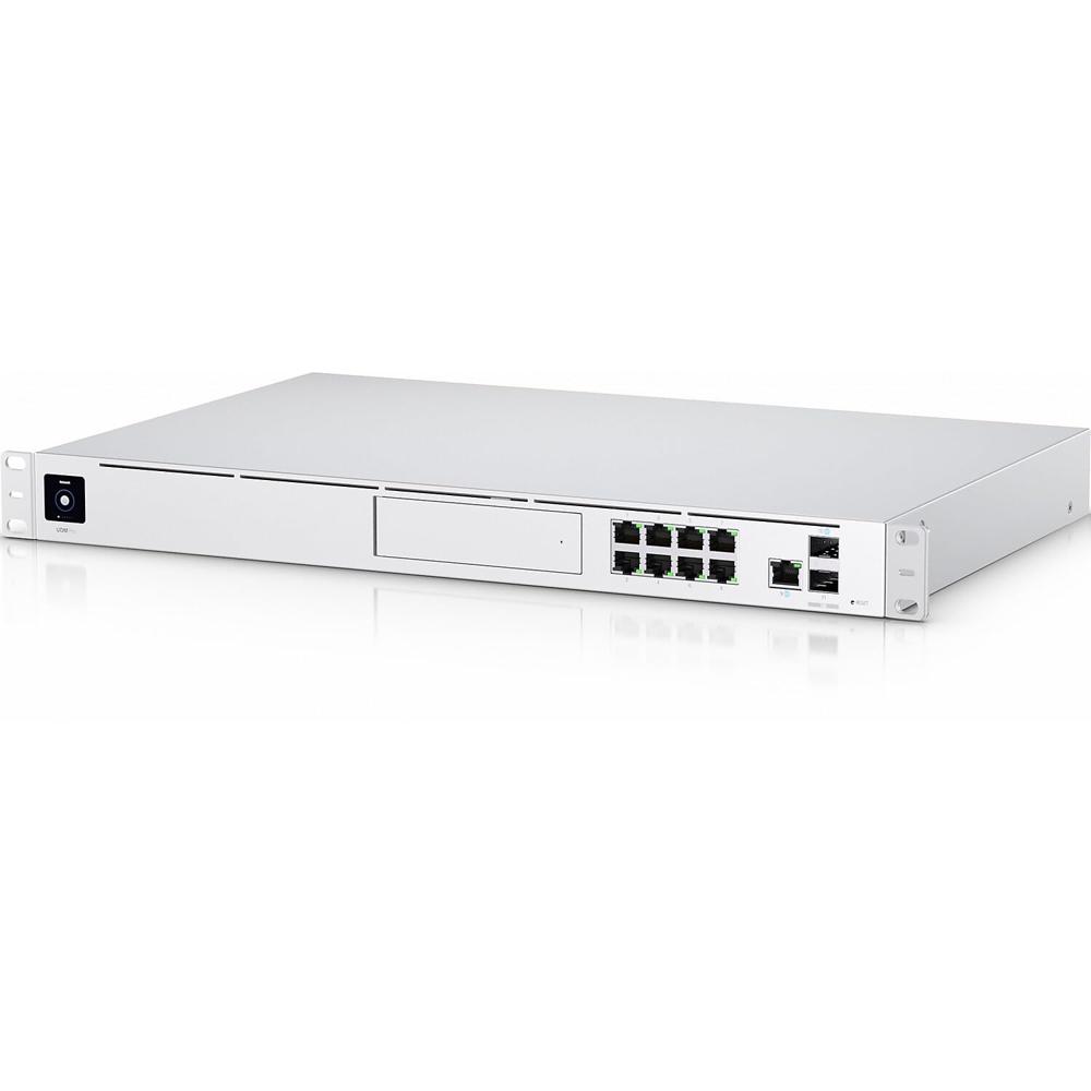 Ubiquiti Unifi Dream Machine Pro - Metal/plastic 442.4x285.6x43.7mm Gray, Quad-core 1.7 Ghz, 3.5 Gbps Throughput, 8-port Switch, Integrated Nvr, Surge Protection