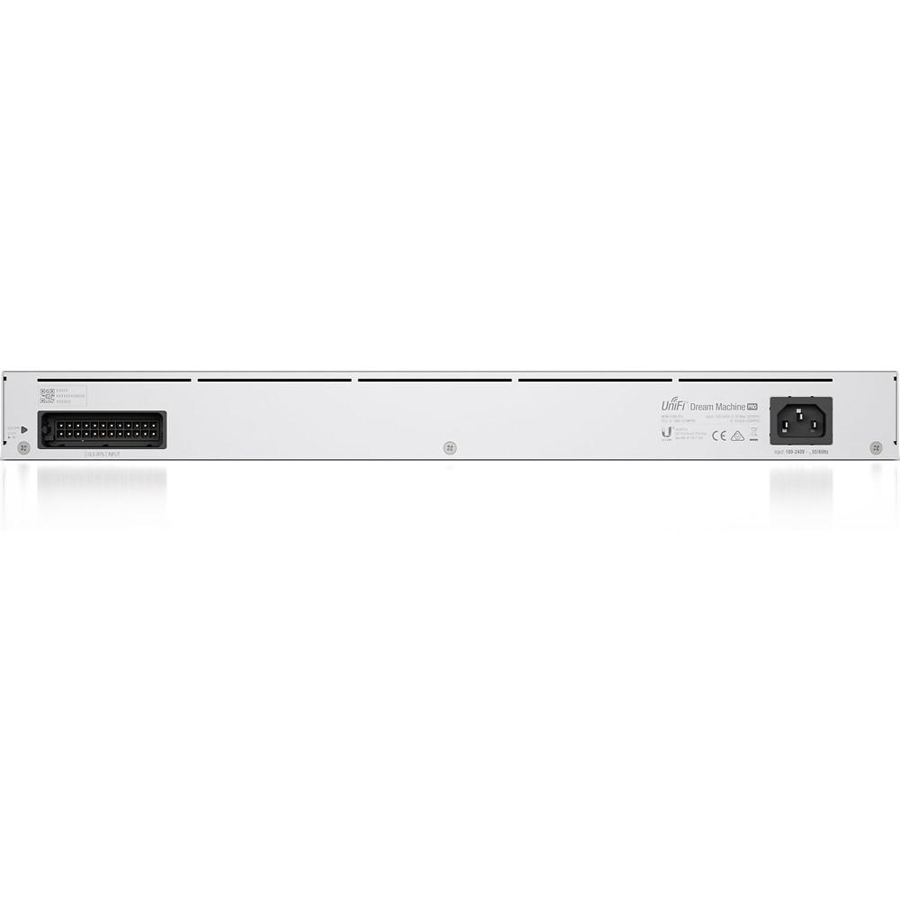Ubiquiti Unifi Dream Machine Pro - Metal/plastic 442.4x285.6x43.7mm Gray, Quad-core 1.7 Ghz, 3.5 Gbps Throughput, 8-port Switch, Integrated Nvr, Surge Protection