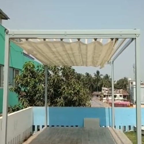 Modular Retractable Tensile Roof