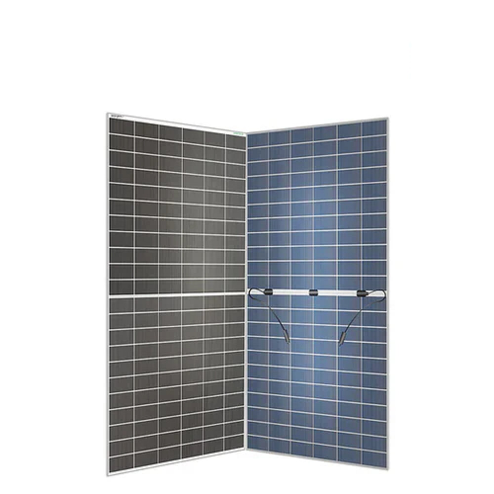 Loom 730W Solar SHARK Series HJT Dual-Glass Module High-Efficiency N-Type Bifacial Half-Cell Panel