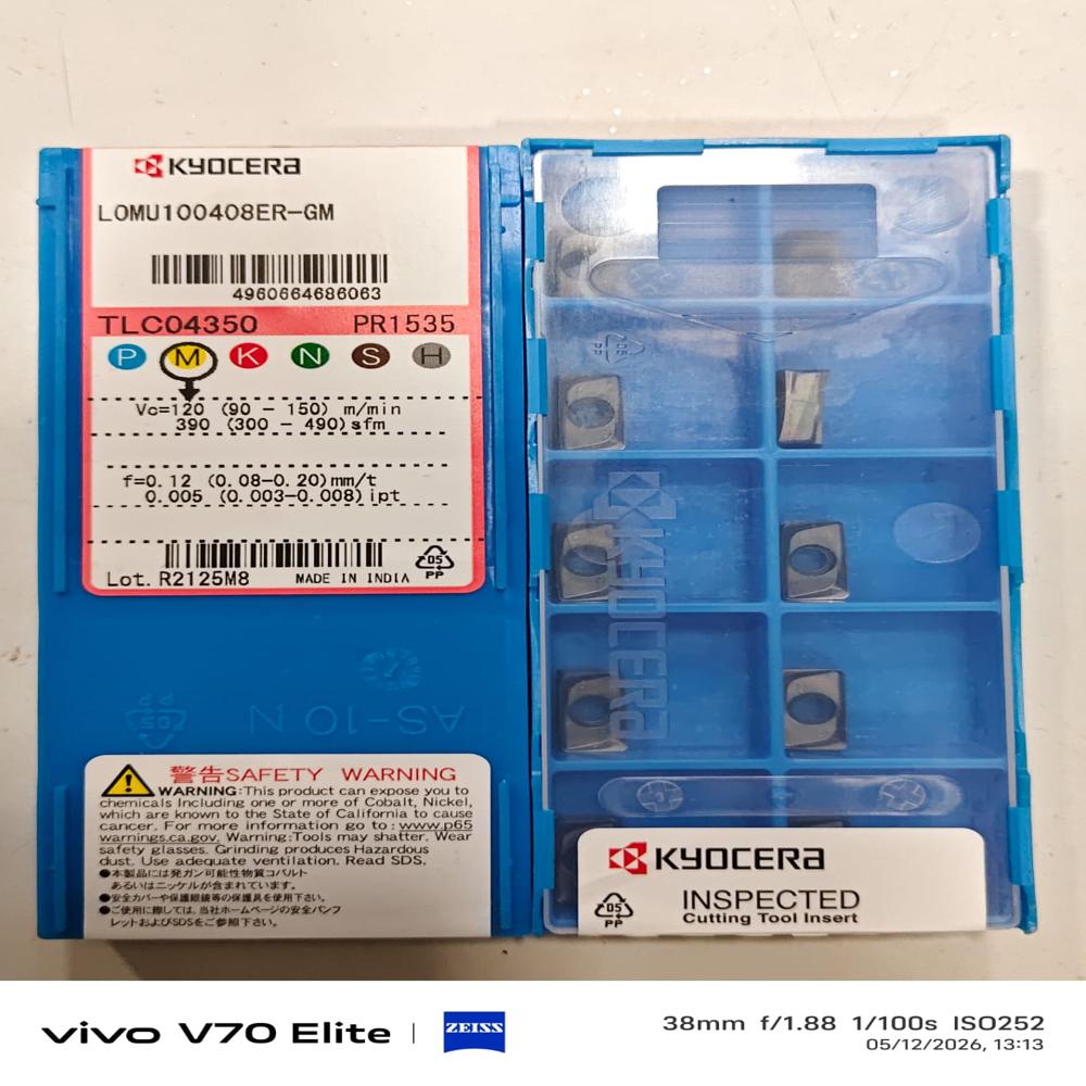 LOMU 100408ER-GM Milling Inserts