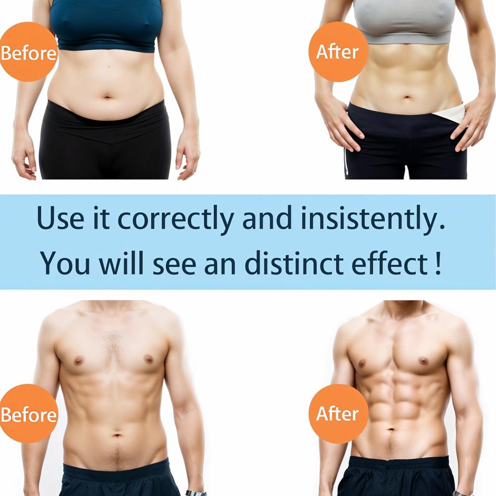 Wireless 6-Pack Abs Stimulator  Rechargeable Muscle Exerciser & Massager