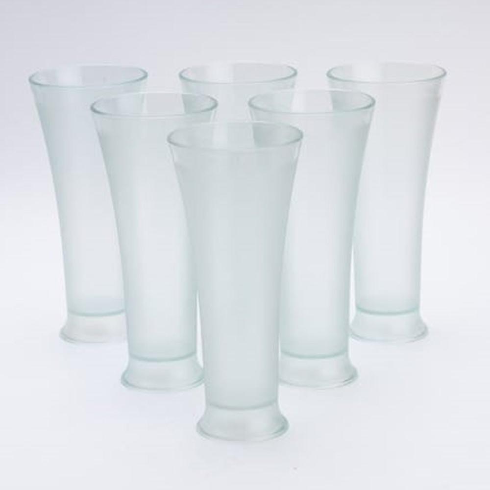 High Quality Faluda, ice cream, Juicer and Water Glasses Set of 6 Transparent, Drinking Water Glasses Stylish Glasses for Faluda, Water, Juice, Glass Set of 6 Pcs (Plastic 300 ML Approx)