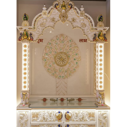 Inlay Work Design Marble Temple