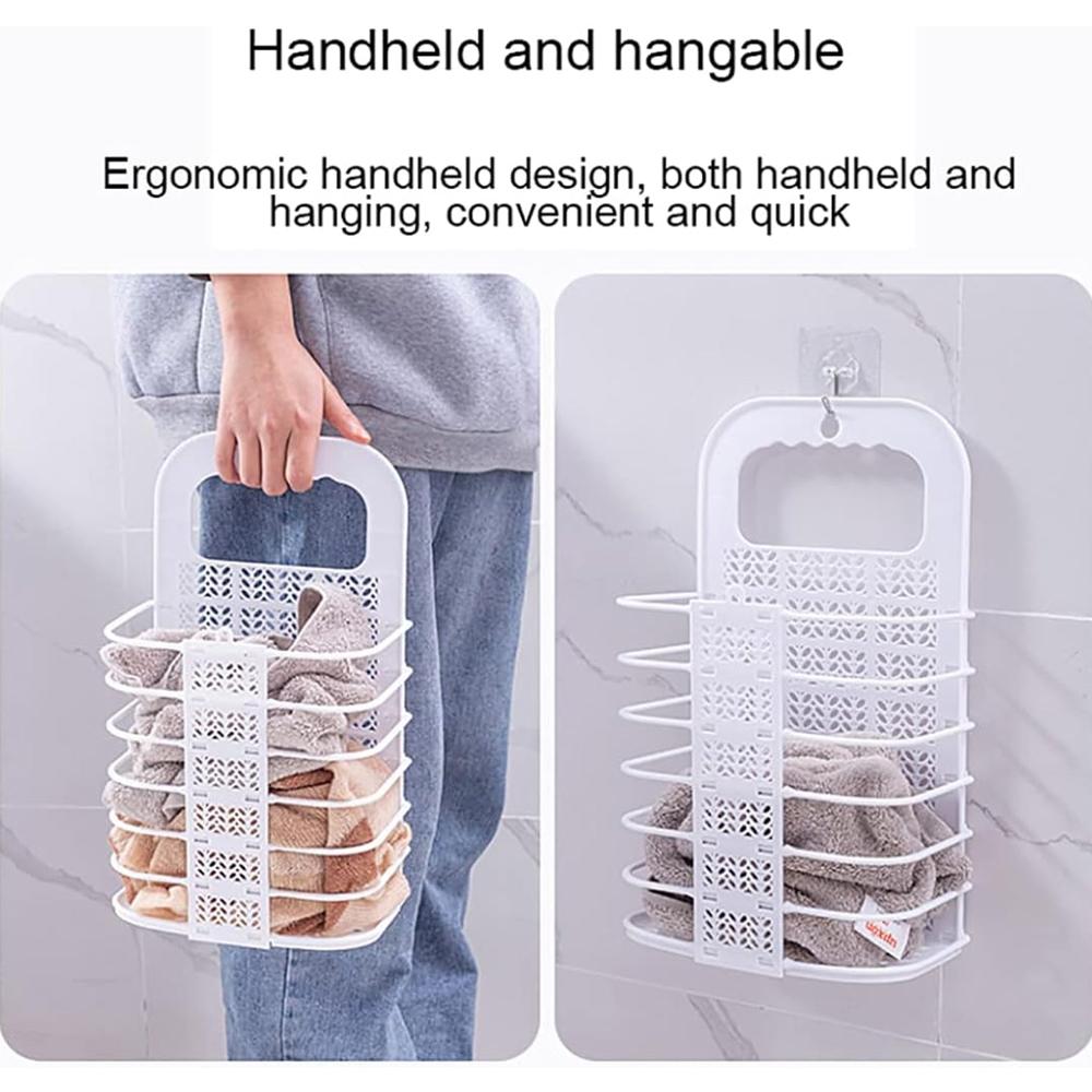 Portable Laundry Basket  Washing Clothes Storage Hamper