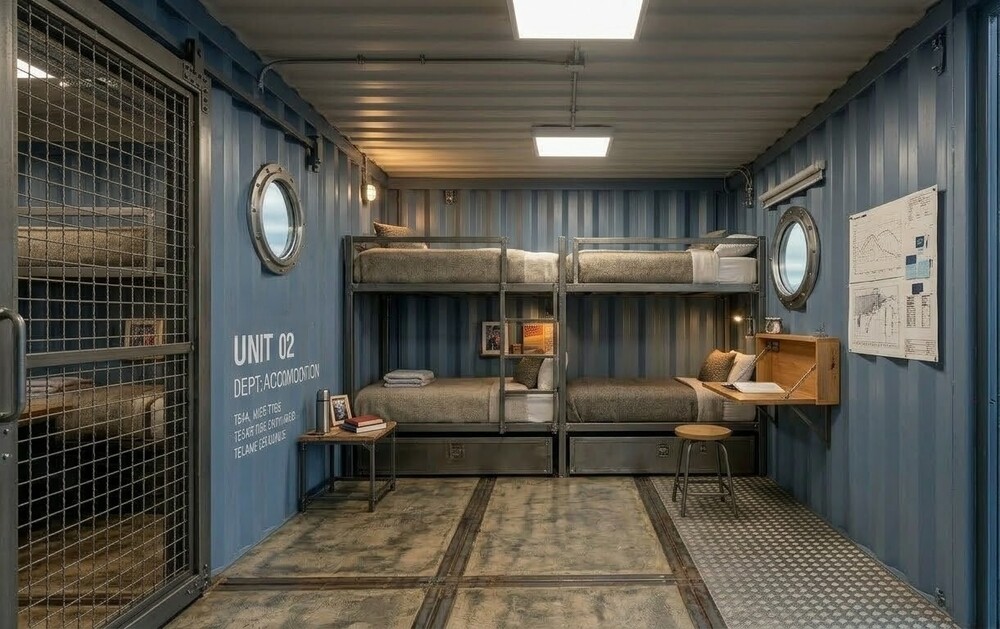 Staff Bunk Bed Container