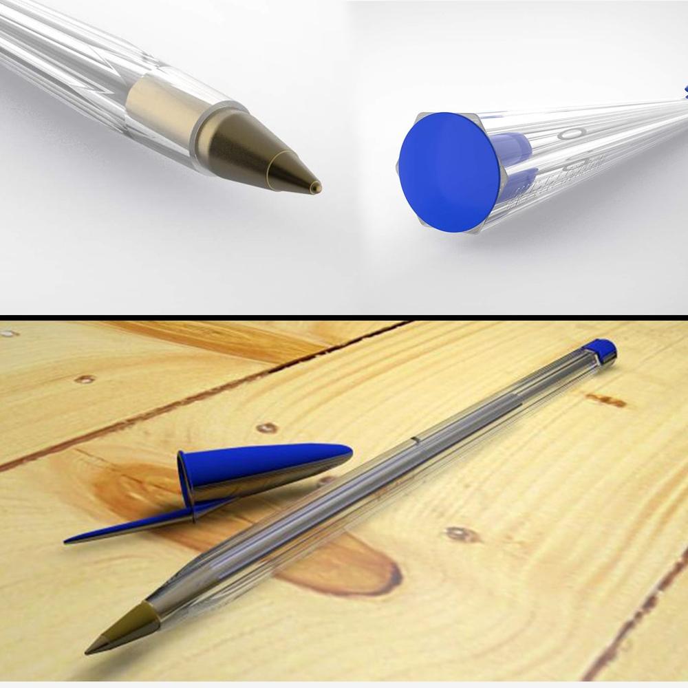 Comfort & Extra Smooth Writing Ball Pen (Pack Of 100Pcs) - Color: Mix