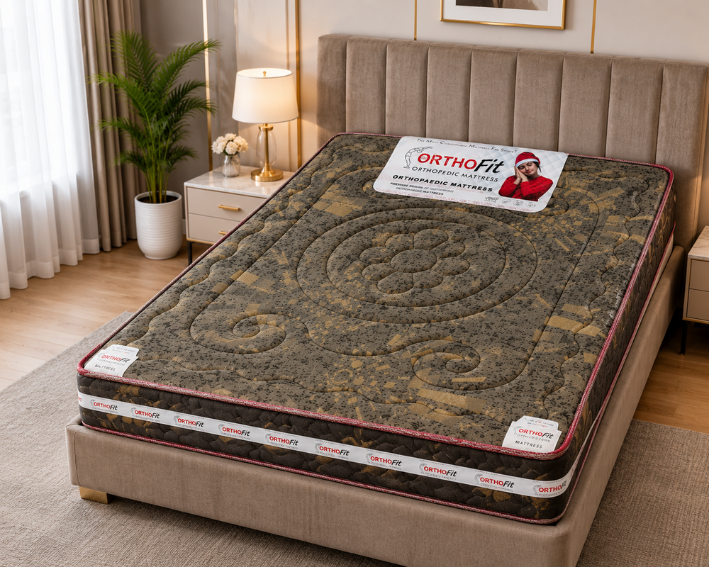 Super Softy Mattress - Color: White And Blue