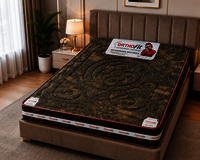 Super Softy Mattress - Color: White And Blue