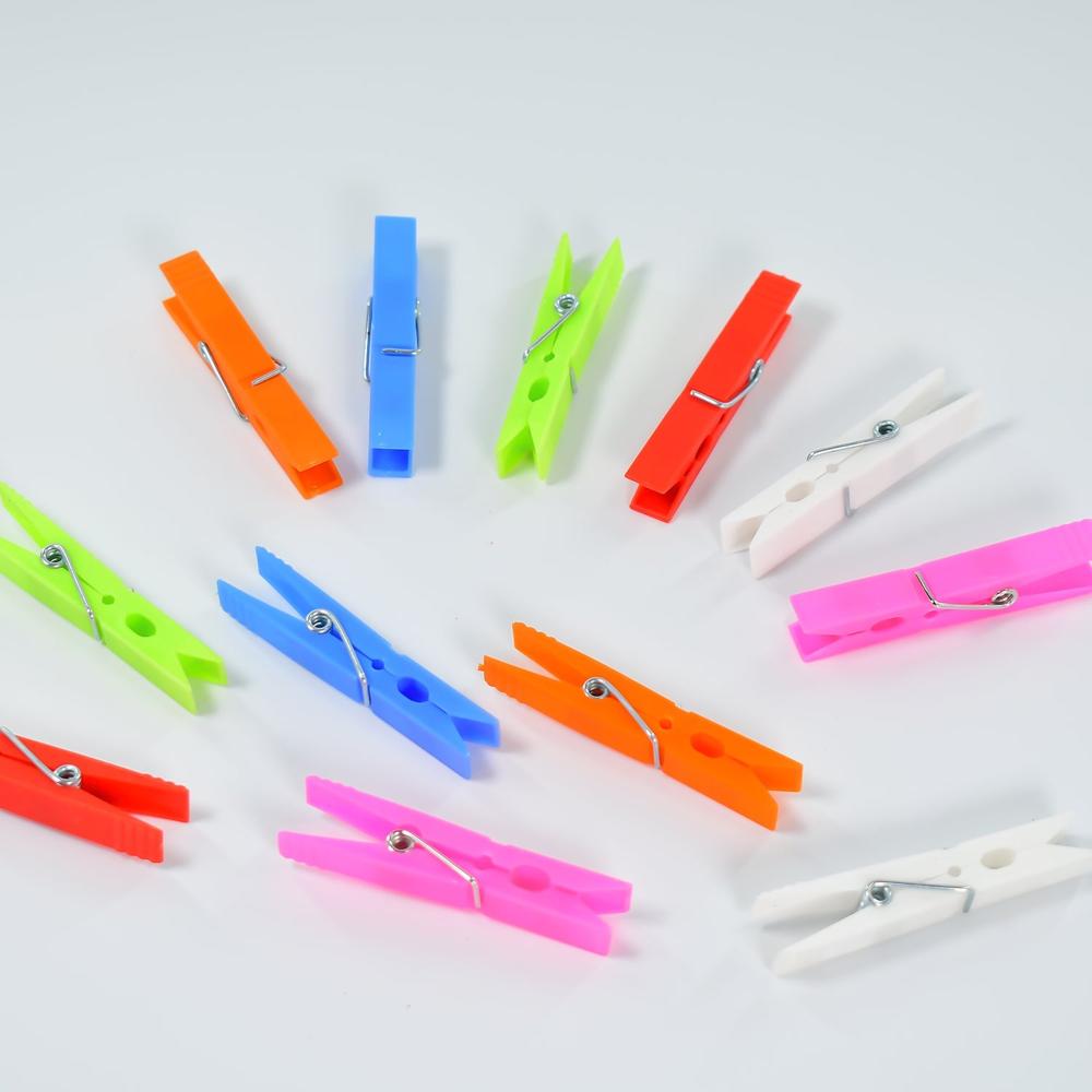 Multi Purpose Plastic Clothes Clips for Cloth Drying Clips (set of 144Pc)