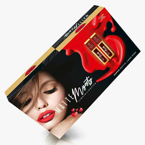 Cosmetic Box - Lightweight Cardboard 250-350 Gsm, Custom Size, Glossy Lamination, Embossed Uv Offset Print, Tuck-end Closure, Recyclable