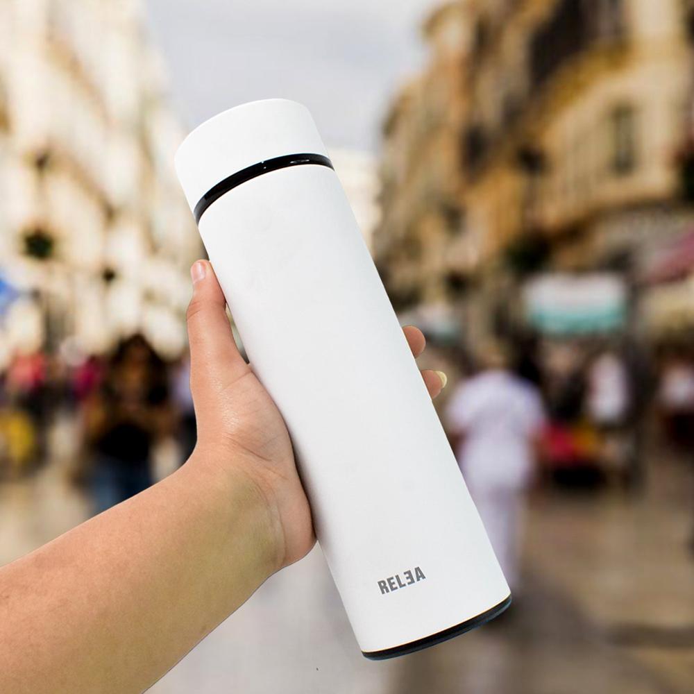 Stainless Steel Vacuum Flask with Digital Temperature Display