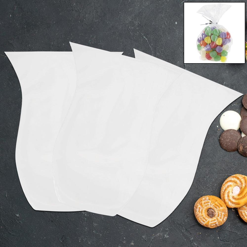 Clear Cookie Bags, Gift Bag Clear Flat Treat Bags (25 Pcs Set) - Application: As Per Product Requirement