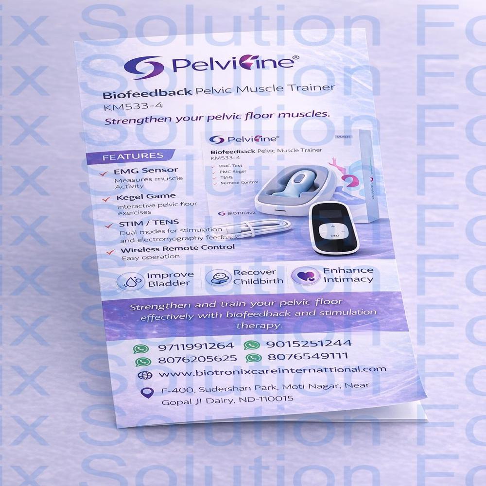 Wireless Pelvic Muscle Exercise Trainer for Urinary Leakage Management
