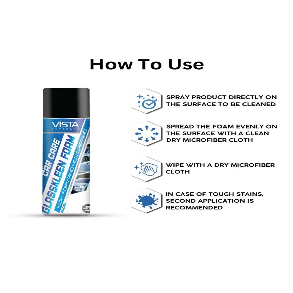 Vista Glasskleen Foam 450ml