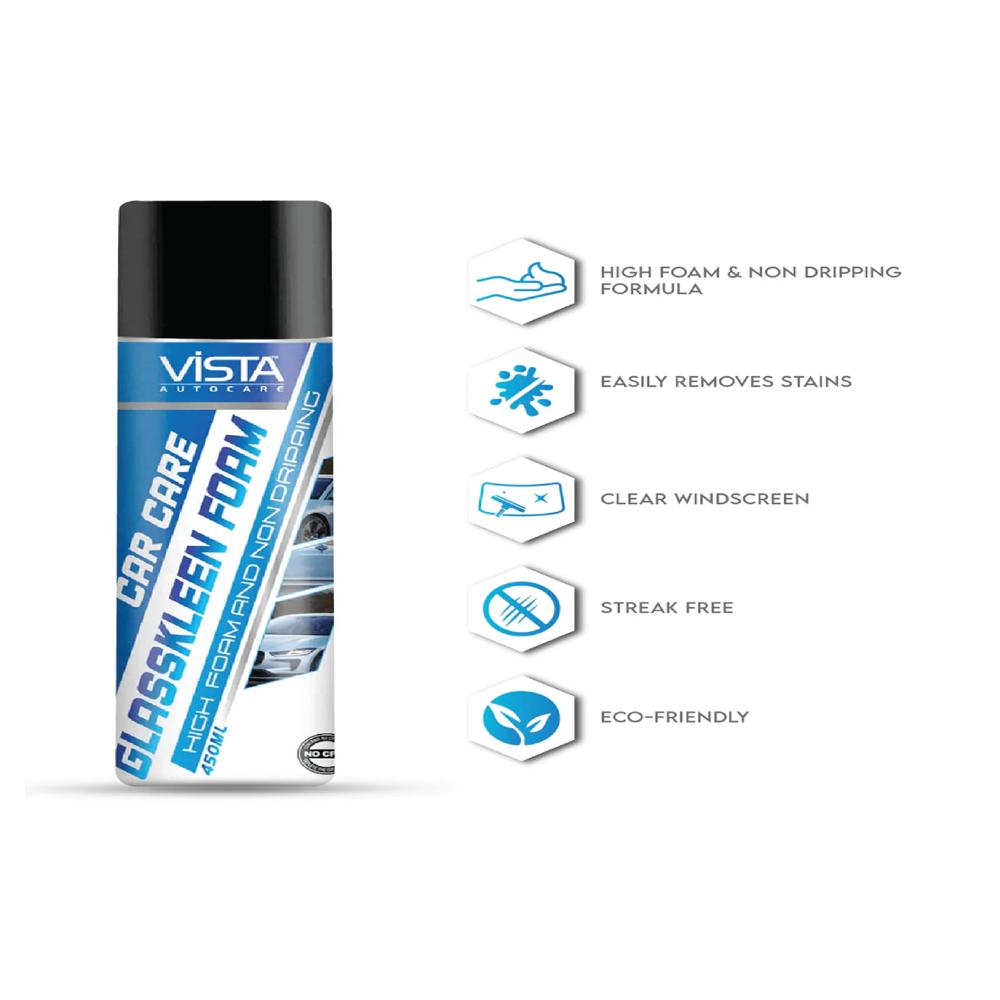 Vista Glasskleen Foam 450ml