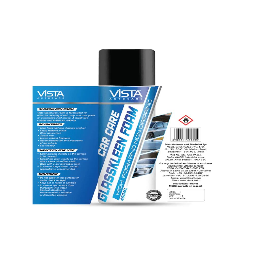 Vista Glasskleen Foam 450ml