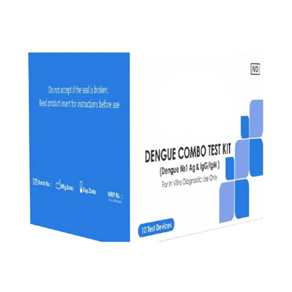 Dengue Combo Testing Kit - Accuracy: >99% (Manufacturer Claim)
