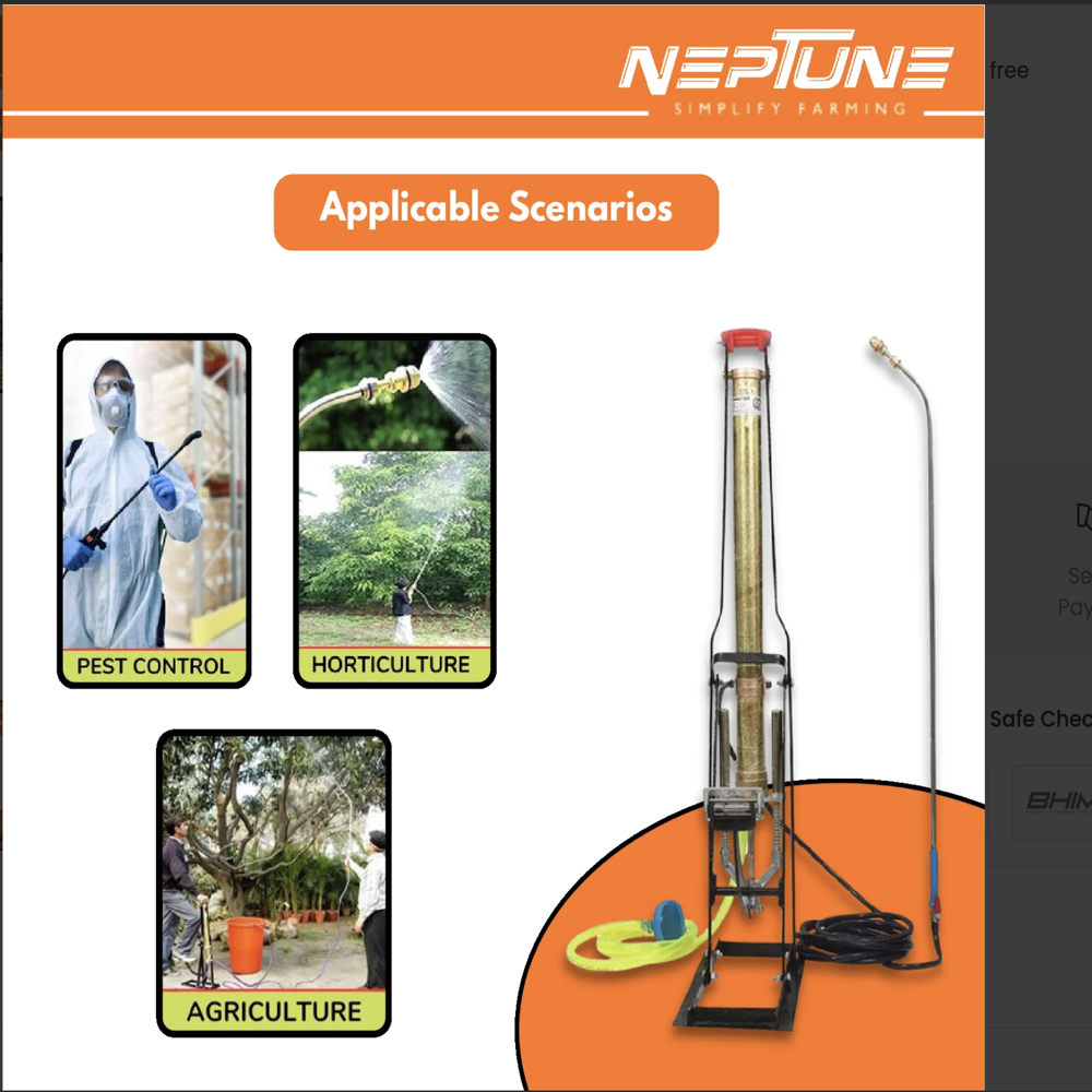 Neptune Sprayers Foot Sprayer