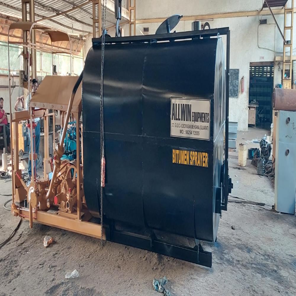 Bitumen Pressure Distributor - Stainless Steel, Semi-automatic With Frequency Speed Control Cooling System | 12 Months Warranty