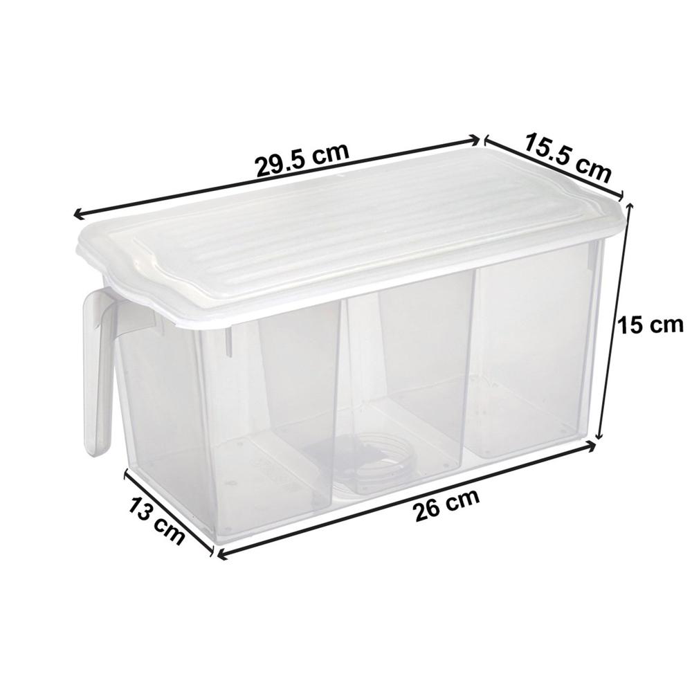 Refrigerator Organizer Fresh-Keeping Box Case Kitchen Storage Box - Color: Mix