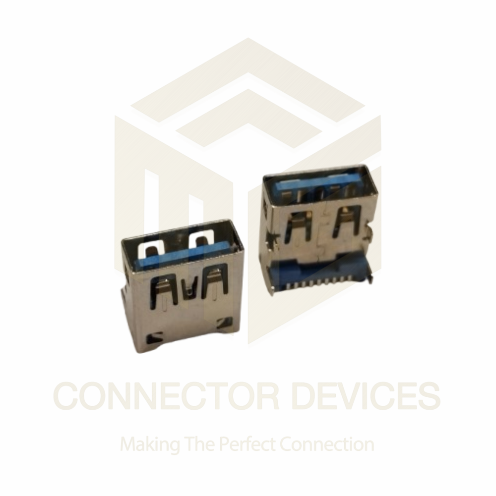 USB A Type Female  SMD 9 Pin Version 3.0