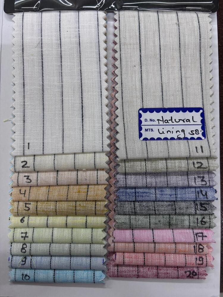 NATURAL LINING FABRIC