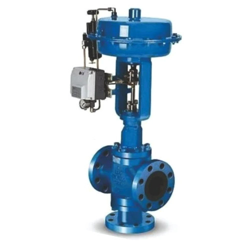 Pneumatic Control Globe Valves - Color: Silver