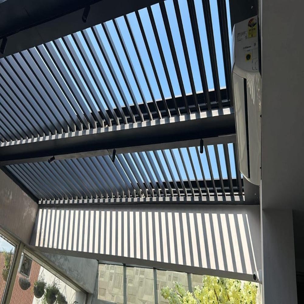 Smart Motorized Louvers Roof