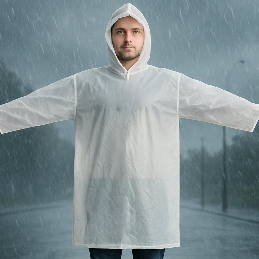 Raincoat Protect Body Arms Legs, Waterproof Rain Suit Outdoor Accessory (1Pc) - Color: Mix