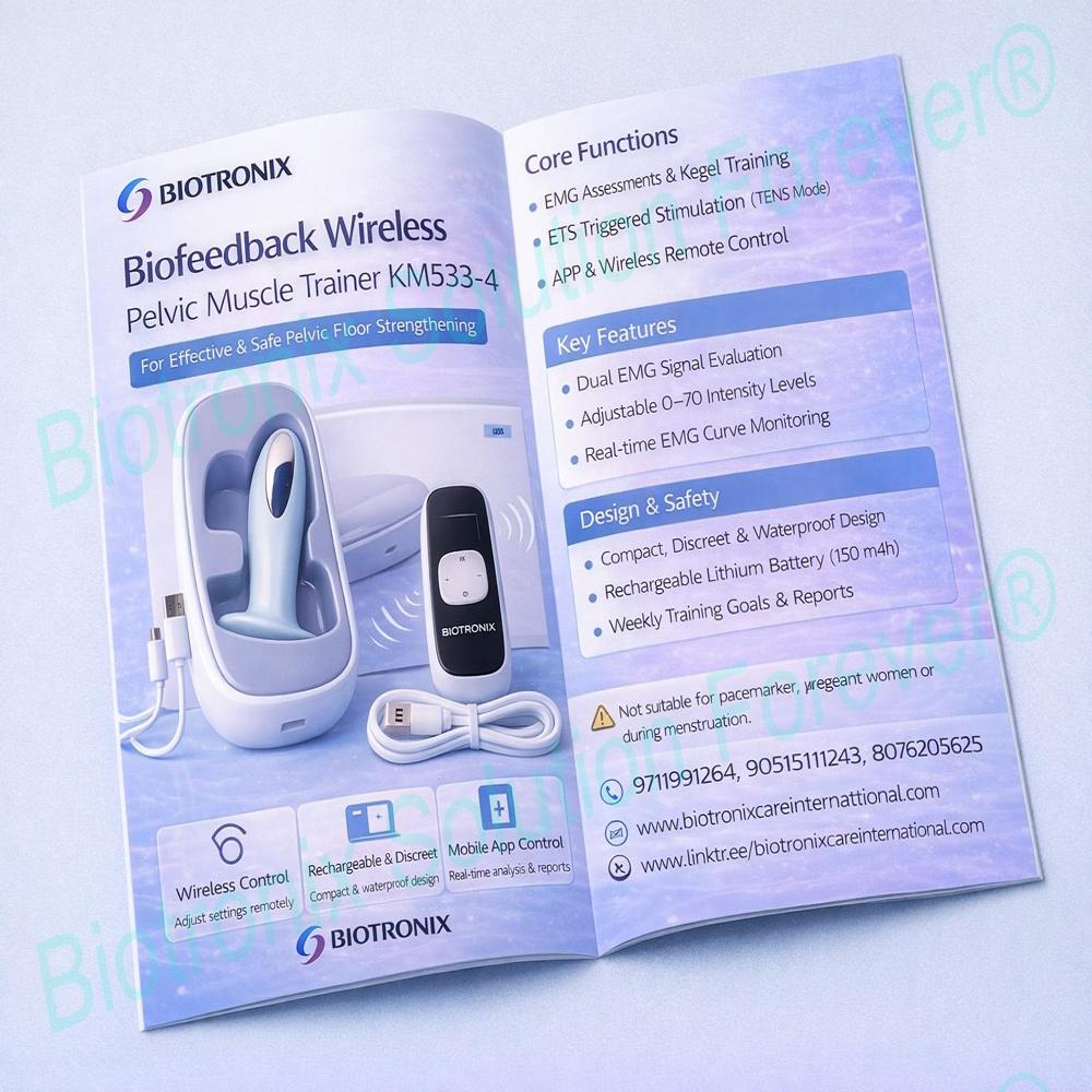 Portable Women Pelvic Therapy Device for Home and Clinical Applications