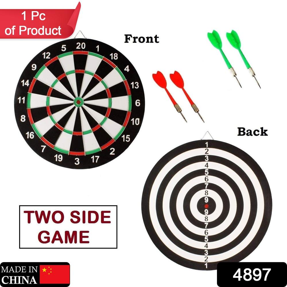Big Size Foldable Dart Board with 4 Darts Indoor Sports Kids Game Board Set Portable