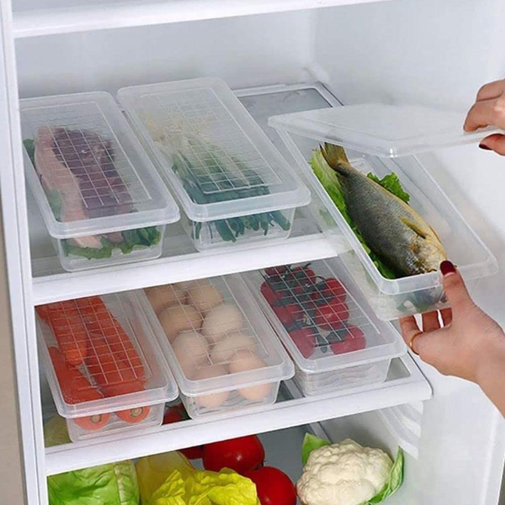 Vegetables & Fruits Freezer Storage Container (PACK OF 6PC 1500ML