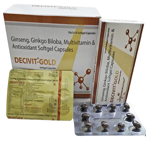 Ginseng, Ginko Biloba with Multivitamin & Antioxidant Capsules