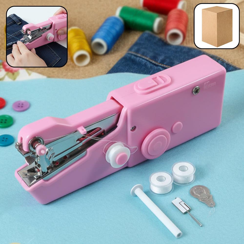 Portable Handheld Sewing Machine (1 Set) - Color: Mix