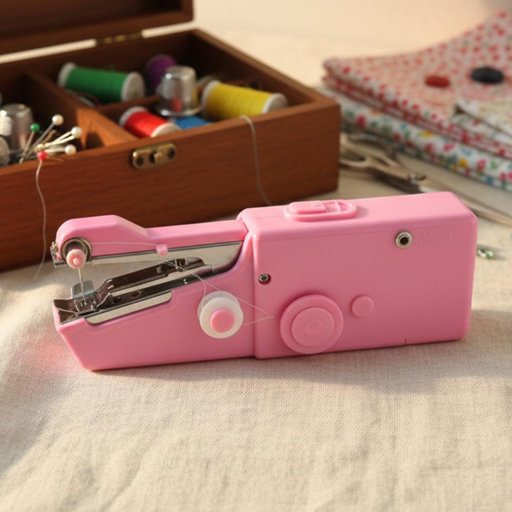 Portable Handheld Sewing Machine (1 Set) - Color: Mix