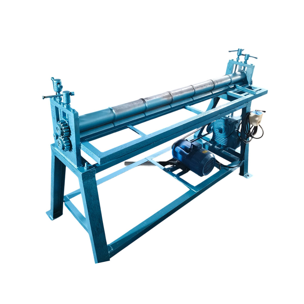 Round Duct Grooving Machine With 2hp Motor Gear Box