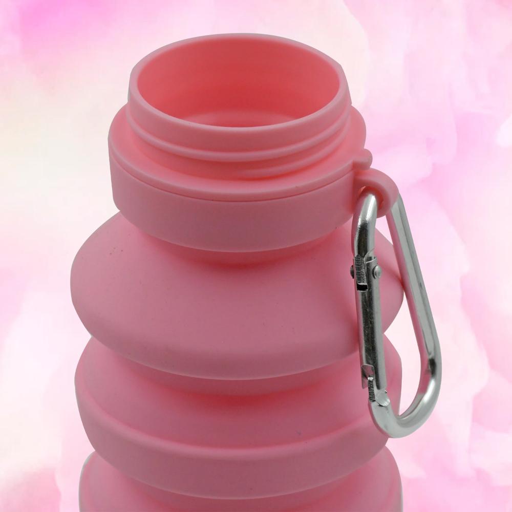 Foldable Silicone Leak Proof Sports Travel Water Bottle for Gym Hiking 1 Pc 24 cm