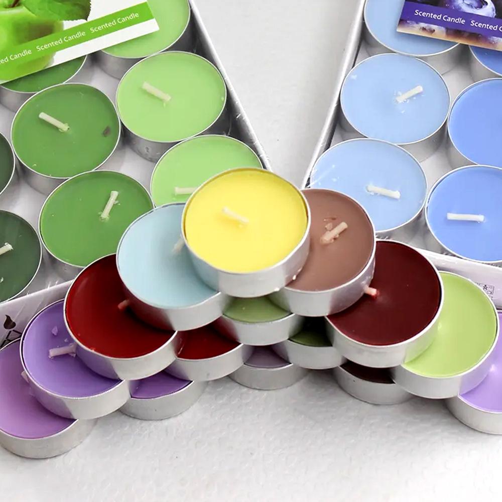 Decorative Color Candle Light for Gifts Birthday Anniversary Diwali 50 Pc Set