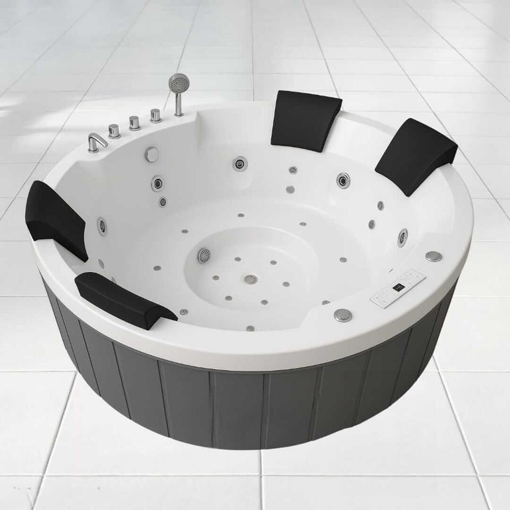 Round Ceramic Massage Bathtub ( 6 x 6 ft )