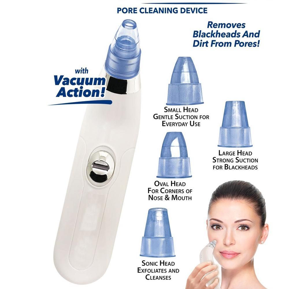 4-in-1 Blackhead Extractor  Vacuum Suction Acne Remover & Pore Cleaner