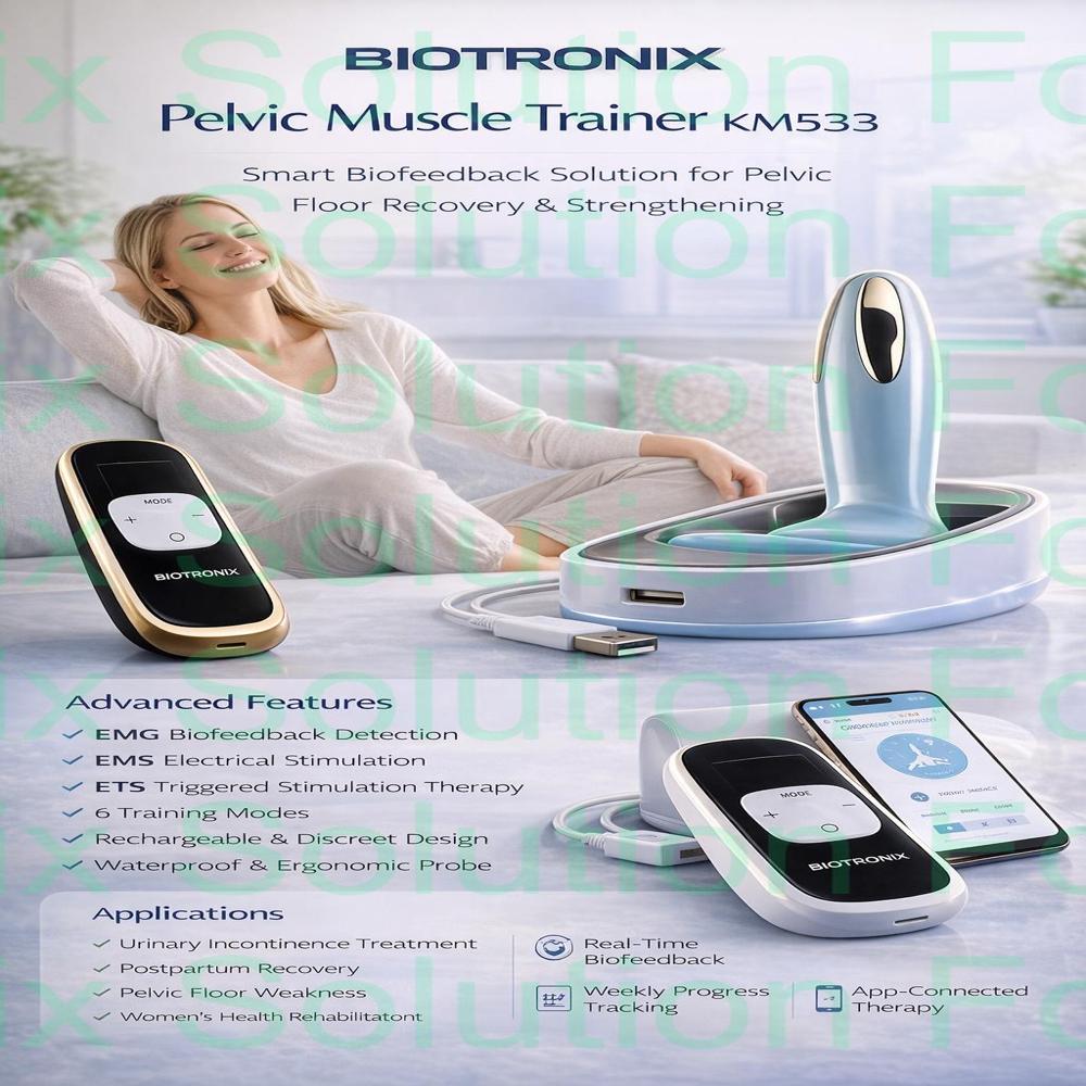 KM-533-4 Advanced Pelvic Muscle Stimulator with Wireless Monitoring