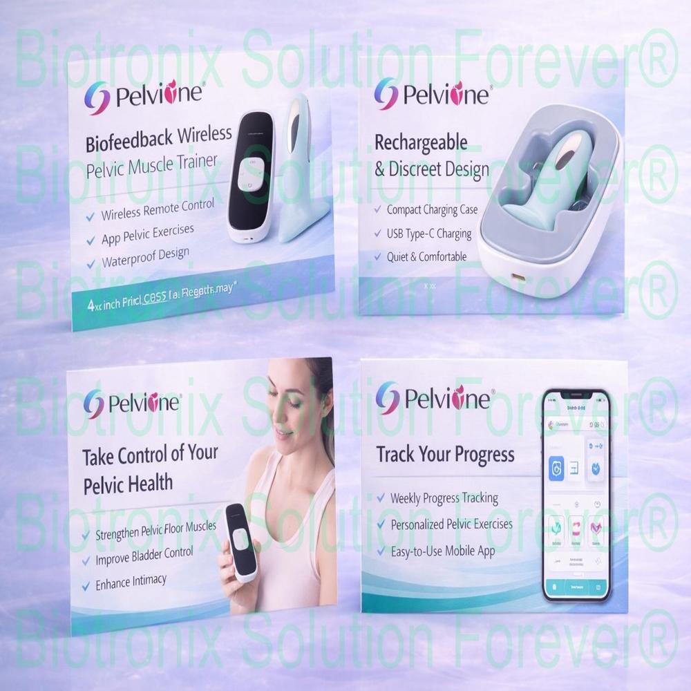 KM-533-4 Advanced Pelvic Muscle Stimulator with Wireless Monitoring