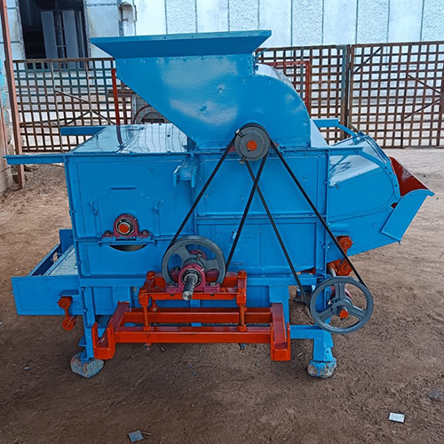 Hydrolic Tector Opreted Wheat Cleaning Decorticator Machine