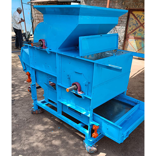 Hydrolic Tector Opreted Wheat Cleaning Decorticator Machine