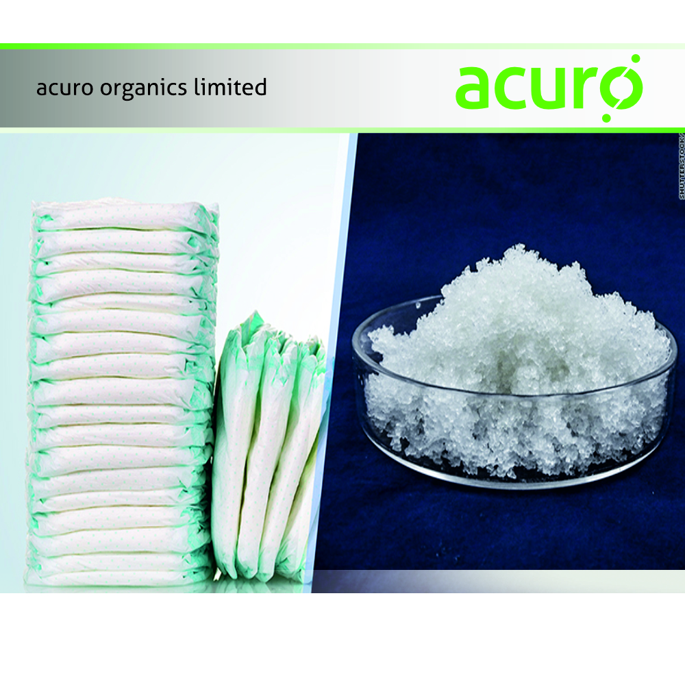Super Absorbent For Diaper - Color: White